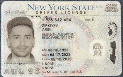 Ariel Zirkiyev ID